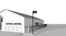The Black Flagpole