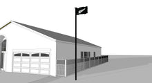 The Black Flagpole