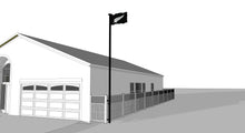 The Black Flagpole